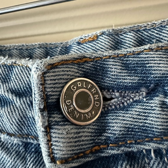 GRLFRND Devon High Rise Straight Leg Jeans in Wear Me Out Wash - Picture 6 of 11